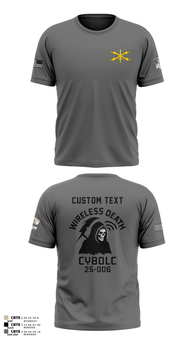 Bravo Company, 401st Cyber Battalion 75539801 Short Sleeve Performance Shirt - 7