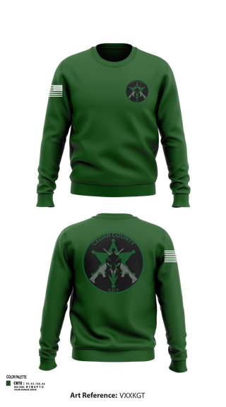 Crew Neck Sweatshirt, CEDAR COUNTY SRT, Police, Teamtime, Team time, sublimation, custom sports apparel, team uniforms, spirit wear, spiritwear, sports uniforms, custom shirts, team store, custom team store, fundraiser sports, apparel fundraiser