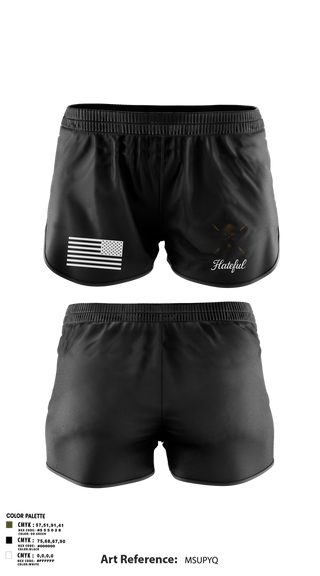 Ranger Panties, Hateful Hotel 2nd Plt, , Teamtime, Team time, sublimation, custom sports apparel, team uniforms, spirit wear, spiritwear, sports uniforms, custom shirts, team store, custom team store, fundraiser sports, apparel fundraiser