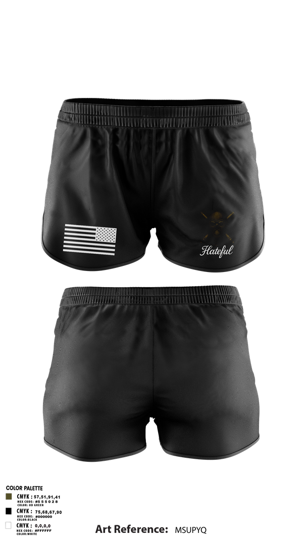 Ranger Panties, Hateful Hotel 2nd Plt, , Teamtime, Team time, sublimation, custom sports apparel, team uniforms, spirit wear, spiritwear, sports uniforms, custom shirts, team store, custom team store, fundraiser sports, apparel fundraiser