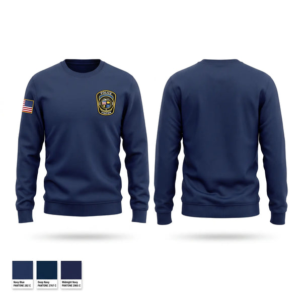 Crew Neck Sweatshirt, Vinton Police Department, Police, Teamtime, Team time, sublimation, custom sports apparel, team uniforms, spirit wear, spiritwear, sports uniforms, custom shirts, team store, custom team store, fundraiser sports, apparel fundraiser
