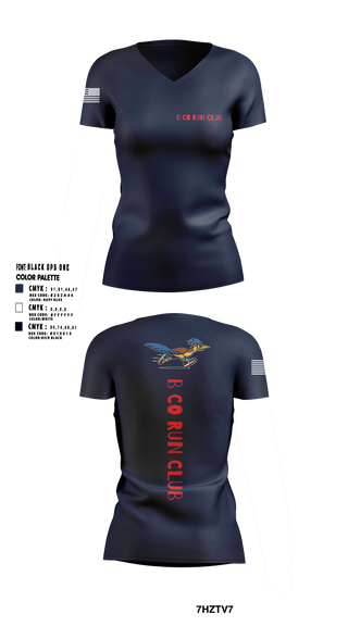 Womens Short Sleeve Vneck Shirt, Blackfoot Company Run Club, Army, Teamtime, Team time, sublimation, custom sports apparel, team uniforms, spirit wear, spiritwear, sports uniforms, custom shirts, team store, custom team store, fundraiser sports, apparel fundraiser