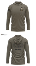 360 CA BDE (Airborne) 20343641 Long Sleeve Performance Shirt with hood - 11