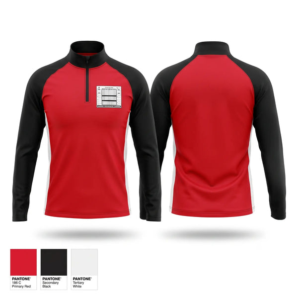 Quarter Zip Jacket, Oxford Blackhawks, Men's Soccer, Teamtime, Team time, sublimation, custom sports apparel, team uniforms, spirit wear, spiritwear, sports uniforms, custom shirts, team store, custom team store, fundraiser sports, apparel fundraiser