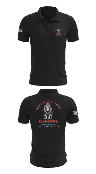 Short Sleeve Performance Polo, King of New York masonry, , Teamtime, Team time, sublimation, custom sports apparel, team uniforms, spirit wear, spiritwear, sports uniforms, custom shirts, team store, custom team store, fundraiser sports, apparel fundraiser
