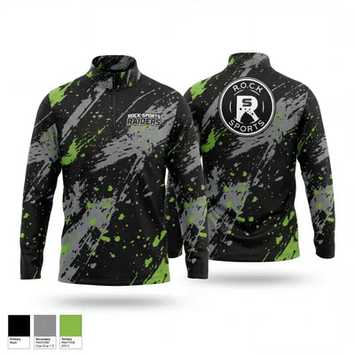 R.O.C.K. Sports Raiders 75611522 Quarter Zip Jacket - 1