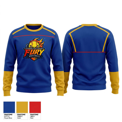 Downingtown Fury Crew Neck Sweatshirt - 1