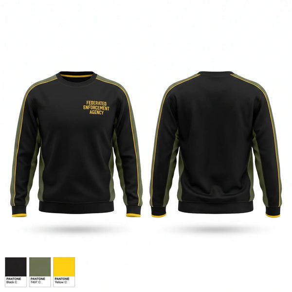Crew Neck Sweatshirt, Federated Enforcement Agency, , Teamtime, Team time, sublimation, custom sports apparel, team uniforms, spirit wear, spiritwear, sports uniforms, custom shirts, team store, custom team store, fundraiser sports, apparel fundraiser