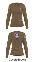 1-320th FAR FOX CO 66582202 Women's Long Sleeve V-neck Shirt - 17