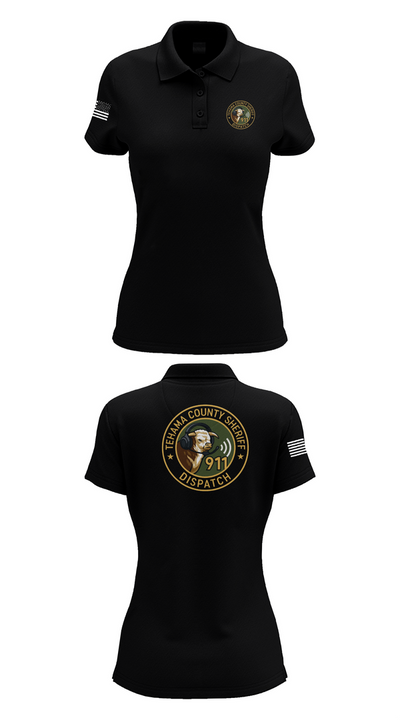 TCSO DISPATCH 56135562 Women's Short Sleeve Performance Polo  - 33