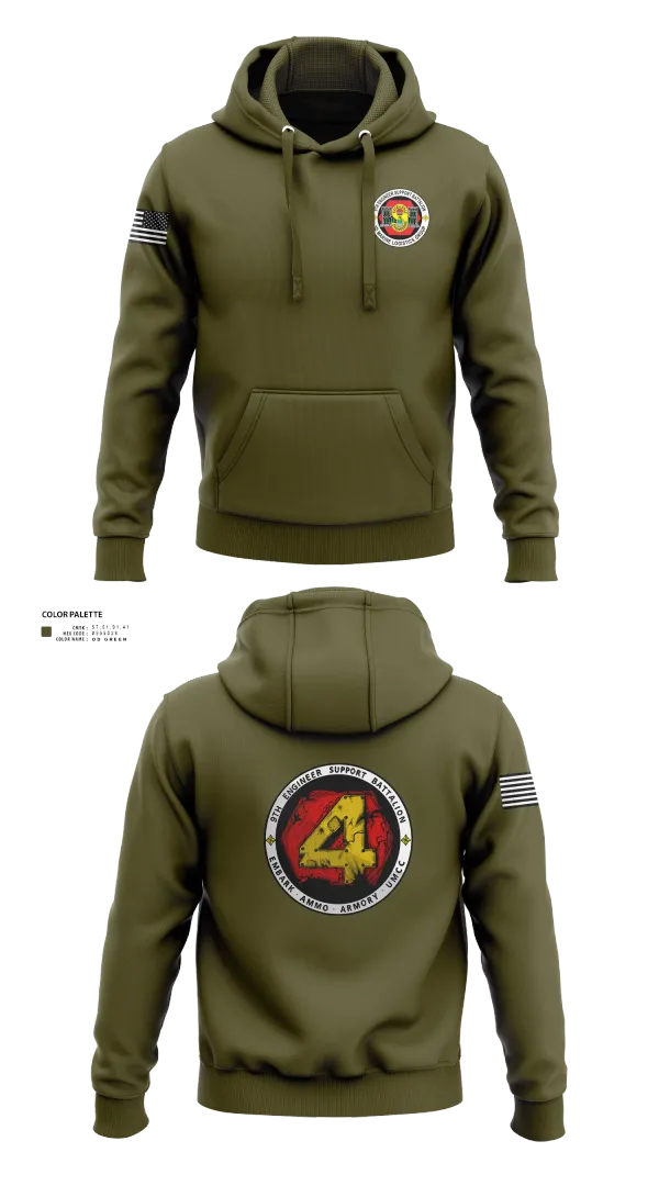 Hoodie, 9th Engineer Support Battalion, Marines, Teamtime, Team time, sublimation, custom sports apparel, team uniforms, spirit wear, spiritwear, sports uniforms, custom shirts, team store, custom team store, fundraiser sports, apparel fundraiser