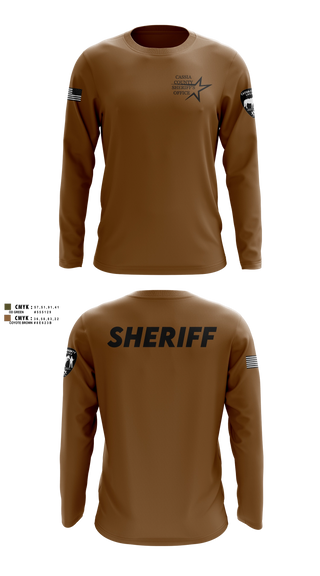 Long Sleeve Performance Shirt, Cassia County Sheriff’s Office, Police, Teamtime, Team time, sublimation, custom sports apparel, team uniforms, spirit wear, spiritwear, sports uniforms, custom shirts, team store, custom team store, fundraiser sports, apparel fundraiser