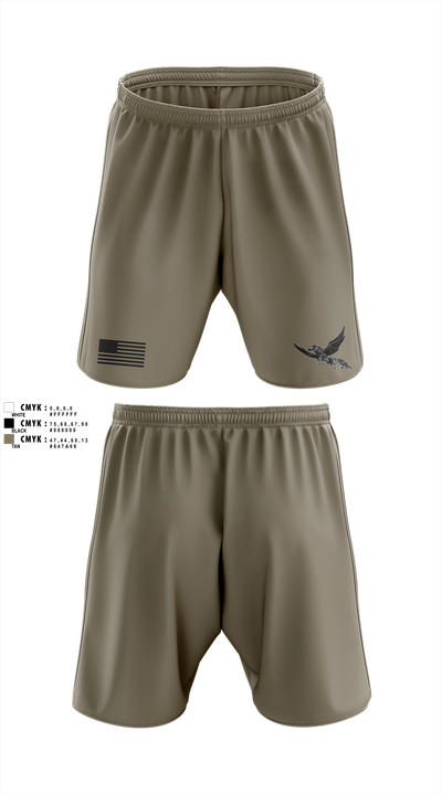 196th BDE SIG CO 21636857 Athletic Shorts With Pockets - 1