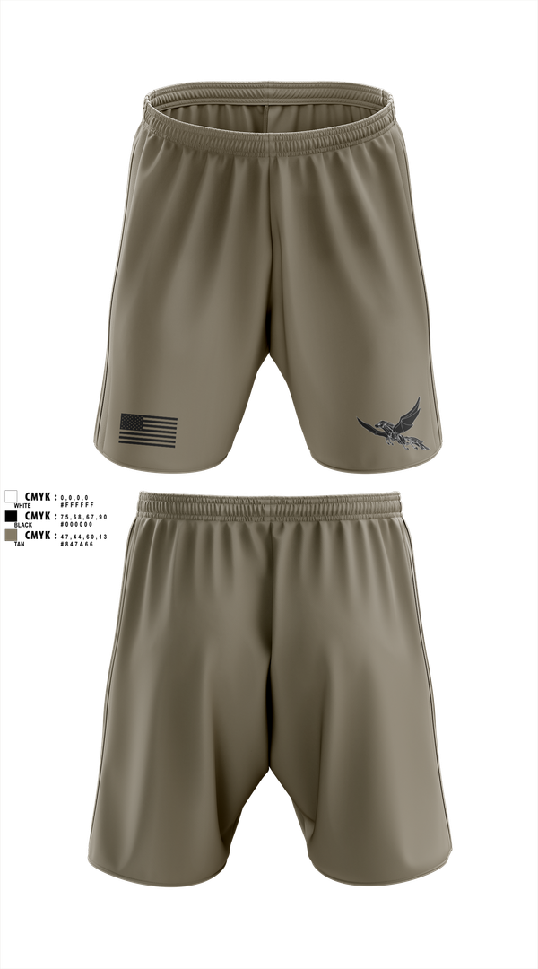 Athletic Shorts With Pockets, 196th BDE SIG CO, , Teamtime, Team time, sublimation, custom sports apparel, team uniforms, spirit wear, spiritwear, sports uniforms, custom shirts, team store, custom team store, fundraiser sports, apparel fundraiser