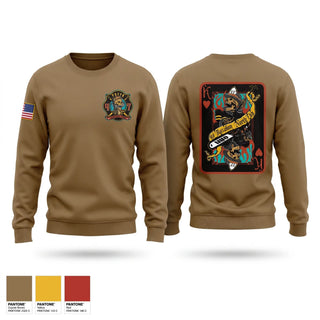 Crew Neck Sweatshirt, Station 47, Fire Department, Teamtime, Team time, sublimation, custom sports apparel, team uniforms, spirit wear, spiritwear, sports uniforms, custom shirts, team store, custom team store, fundraiser sports, apparel fundraiser