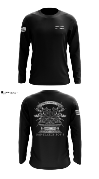 Long Sleeve Performance Shirt, Harris county pct 1 swat, Police, Teamtime, Team time, sublimation, custom sports apparel, team uniforms, spirit wear, spiritwear, sports uniforms, custom shirts, team store, custom team store, fundraiser sports, apparel fundraiser