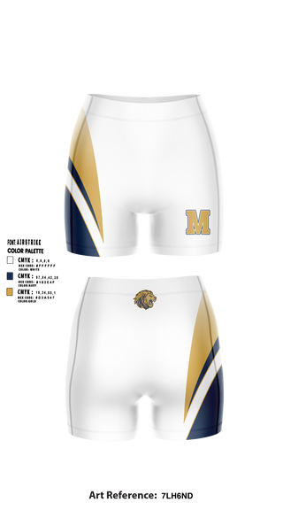 Womens Compression Shorts, Meadowbrook Monarchs, Track & Field, Teamtime, Team time, sublimation, custom sports apparel, team uniforms, spirit wear, spiritwear, sports uniforms, custom shirts, team store, custom team store, fundraiser sports, apparel fundraiser