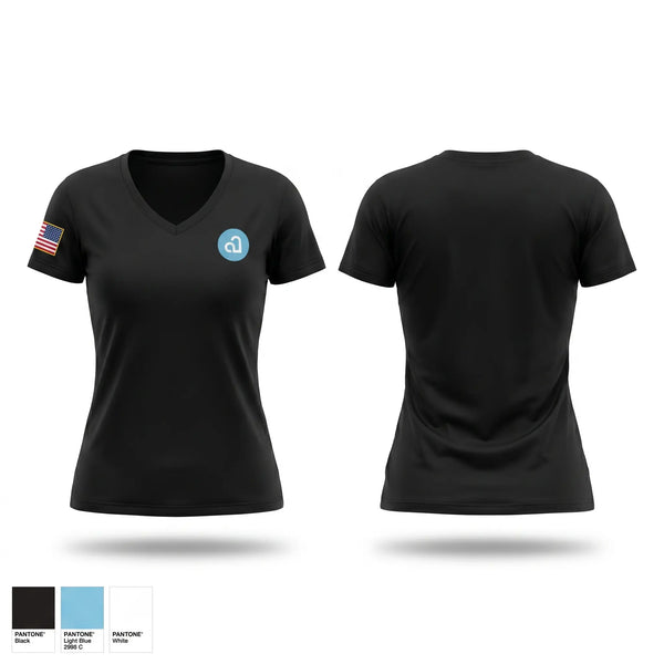 Womens Short Sleeve Vneck Shirt, Ambulnz, EMS/EMT, Teamtime, Team time, sublimation, custom sports apparel, team uniforms, spirit wear, spiritwear, sports uniforms, custom shirts, team store, custom team store, fundraiser sports, apparel fundraiser