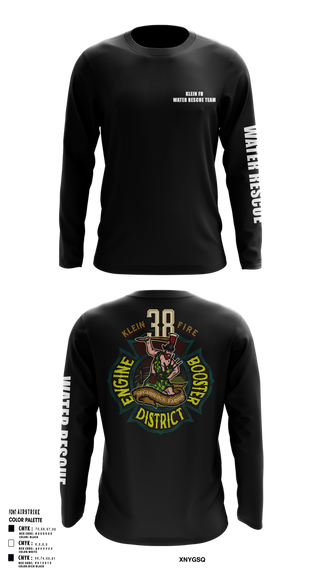 Long Sleeve Performance Shirt, Klein Fire 38, Fire Department, Teamtime, Team time, sublimation, custom sports apparel, team uniforms, spirit wear, spiritwear, sports uniforms, custom shirts, team store, custom team store, fundraiser sports, apparel fundraiser