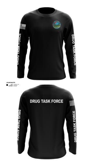 Long Sleeve Performance Shirt, Pine to Prairie Drug Task Force, Police, Teamtime, Team time, sublimation, custom sports apparel, team uniforms, spirit wear, spiritwear, sports uniforms, custom shirts, team store, custom team store, fundraiser sports, apparel fundraiser