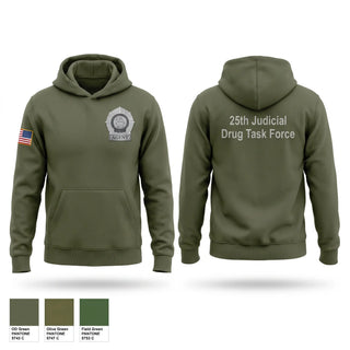 Hoodie, 25th Judicial Drug Task Force, Police, Teamtime, Team time, sublimation, custom sports apparel, team uniforms, spirit wear, spiritwear, sports uniforms, custom shirts, team store, custom team store, fundraiser sports, apparel fundraiser