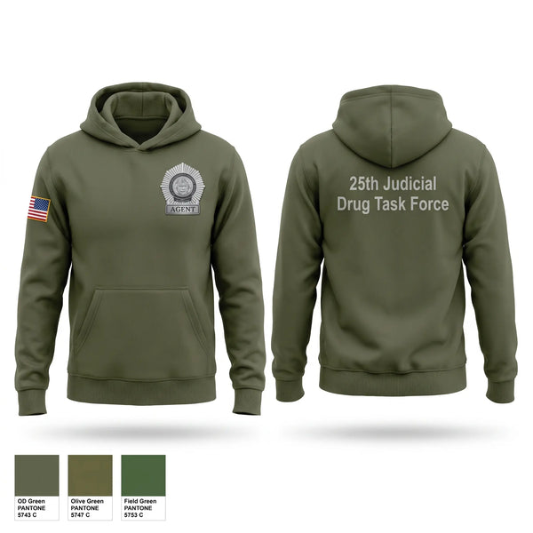 Hoodie, 25th Judicial Drug Task Force, Police, Teamtime, Team time, sublimation, custom sports apparel, team uniforms, spirit wear, spiritwear, sports uniforms, custom shirts, team store, custom team store, fundraiser sports, apparel fundraiser
