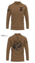 114th signal battalion Long Sleeve Performance Shirt with hood - 6