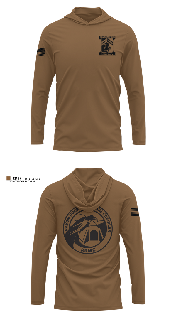 Long Sleeve Performance Shirt with hood, 114th signal battalion, Army, Teamtime, Team time, sublimation, custom sports apparel, team uniforms, spirit wear, spiritwear, sports uniforms, custom shirts, team store, custom team store, fundraiser sports, apparel fundraiser