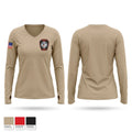 Shenango area fire district Women's Long Sleeve V-neck Shirt - 1