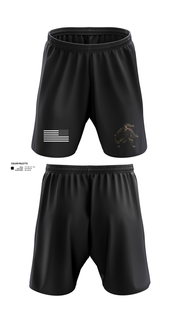 Athletic Shorts With Pockets, A Co 2-325 AIR, Army, Teamtime, Team time, sublimation, custom sports apparel, team uniforms, spirit wear, spiritwear, sports uniforms, custom shirts, team store, custom team store, fundraiser sports, apparel fundraiser