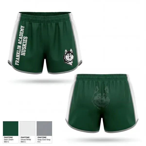 Womens Shorts, Franklin Academy Huskies, Men's Lacrosse, Teamtime, Team time, sublimation, custom sports apparel, team uniforms, spirit wear, spiritwear, sports uniforms, custom shirts, team store, custom team store, fundraiser sports, apparel fundraiser