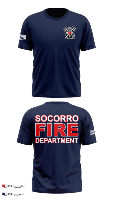 Socorro fire department  Short Sleeve Performance Shirt - 1