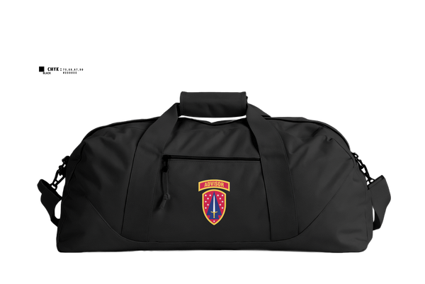 Duffle Bag, 6/54th SFAB, National Guard, Teamtime, Team time, sublimation, custom sports apparel, team uniforms, spirit wear, spiritwear, sports uniforms, custom shirts, team store, custom team store, fundraiser sports, apparel fundraiser