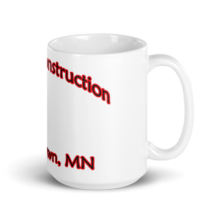 2 Rivers Construction 23011625 White Glossy Mug - Small