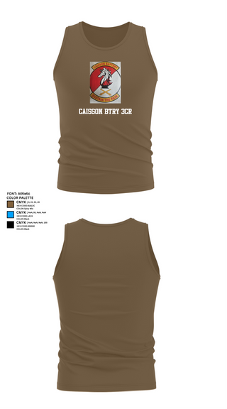 Tank Top, Caisson BTRY 3CR, , Teamtime, Team time, sublimation, custom sports apparel, team uniforms, spirit wear, spiritwear, sports uniforms, custom shirts, team store, custom team store, fundraiser sports, apparel fundraiser