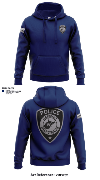 Hoodie, Mabscott Police Department, Police, Teamtime, Team time, sublimation, custom sports apparel, team uniforms, spirit wear, spiritwear, sports uniforms, custom shirts, team store, custom team store, fundraiser sports, apparel fundraiser