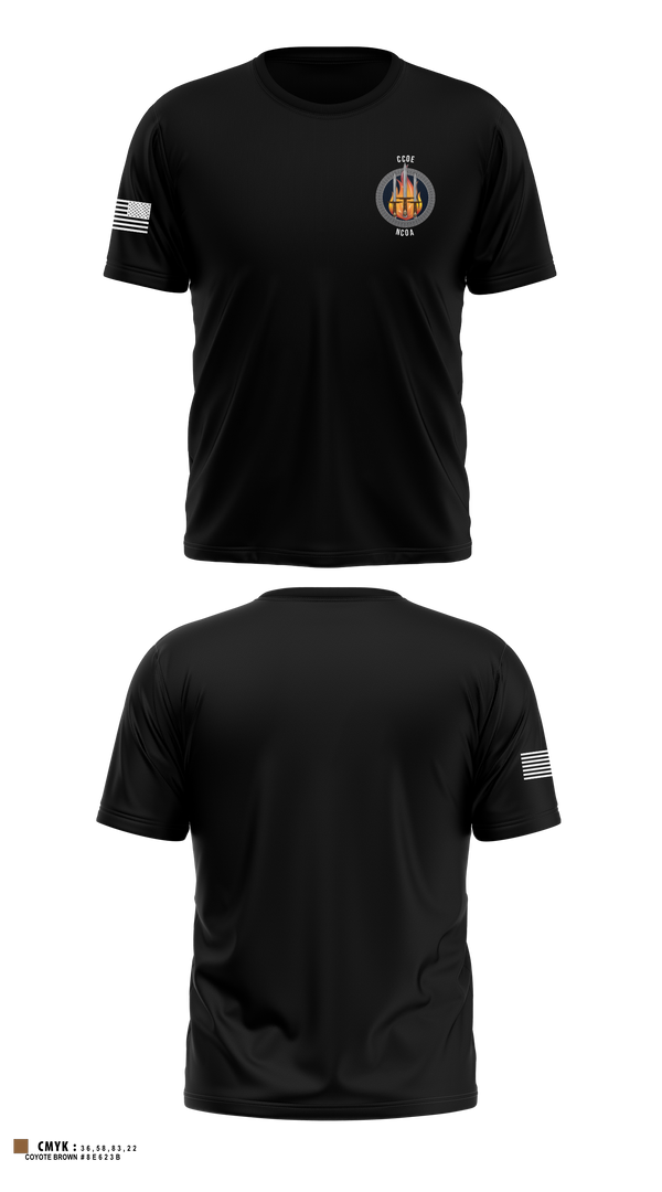 Short Sleeve Performance Shirt, CCoE Charlie Branch, Army, Teamtime, Team time, sublimation, custom sports apparel, team uniforms, spirit wear, spiritwear, sports uniforms, custom shirts, team store, custom team store, fundraiser sports, apparel fundraiser
