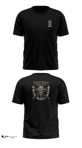 Short Sleeve Performance Shirt, Roanoke SWAT, Police, Teamtime, Team time, sublimation, custom sports apparel, team uniforms, spirit wear, spiritwear, sports uniforms, custom shirts, team store, custom team store, fundraiser sports, apparel fundraiser