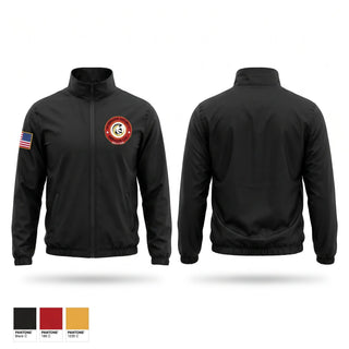Windbreaker, Myrmidon Security Services LLC., Police, Teamtime, Team time, sublimation, custom sports apparel, team uniforms, spirit wear, spiritwear, sports uniforms, custom shirts, team store, custom team store, fundraiser sports, apparel fundraiser