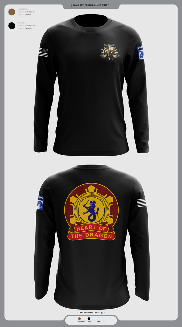 Long Sleeve Performance Shirt, 126th PLS Co, , Teamtime, Team time, sublimation, custom sports apparel, team uniforms, spirit wear, spiritwear, sports uniforms, custom shirts, team store, custom team store, fundraiser sports, apparel fundraiser