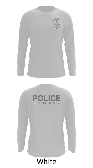 Long Sleeve Performance Shirt, ICE ERO Atlanta, Police, Teamtime, Team time, sublimation, custom sports apparel, team uniforms, spirit wear, spiritwear, sports uniforms, custom shirts, team store, custom team store, fundraiser sports, apparel fundraiser