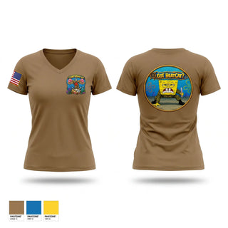 Womens Short Sleeve Vneck Shirt, Corpsman temp check, Navy, Teamtime, Team time, sublimation, custom sports apparel, team uniforms, spirit wear, spiritwear, sports uniforms, custom shirts, team store, custom team store, fundraiser sports, apparel fundraiser
