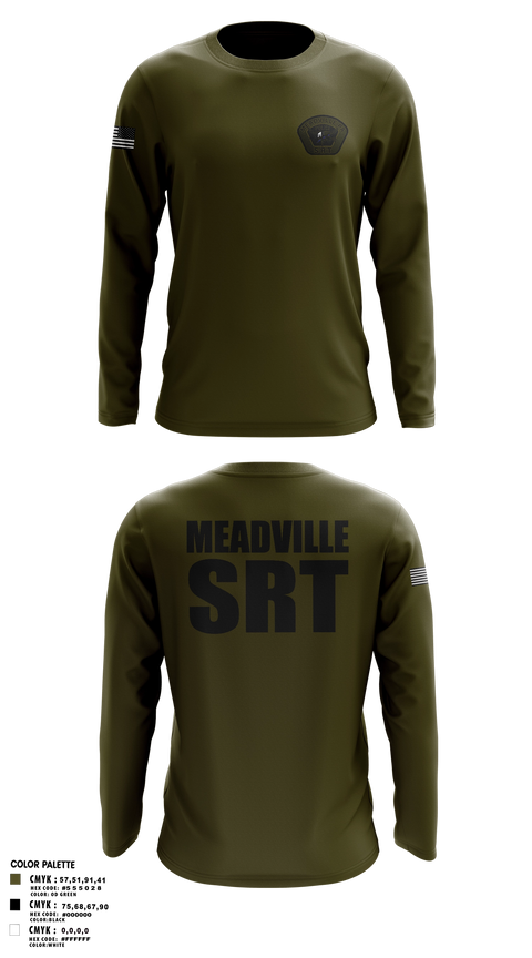 Long Sleeve Performance Shirt, Meadville SRT, Police, Teamtime, Team time, sublimation, custom sports apparel, team uniforms, spirit wear, spiritwear, sports uniforms, custom shirts, team store, custom team store, fundraiser sports, apparel fundraiser