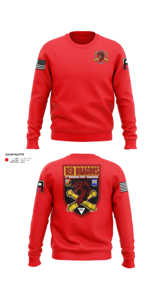 Crew Neck Sweatshirt, 2-306th FAR, Army, Teamtime, Team time, sublimation, custom sports apparel, team uniforms, spirit wear, spiritwear, sports uniforms, custom shirts, team store, custom team store, fundraiser sports, apparel fundraiser
