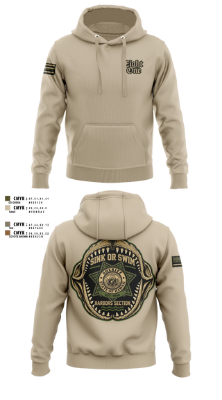 Hoodie, State of Hawaii DLE Harbors, Police, Teamtime, Team time, sublimation, custom sports apparel, team uniforms, spirit wear, spiritwear, sports uniforms, custom shirts, team store, custom team store, fundraiser sports, apparel fundraiser