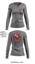 Charleston Fire Dept Dive Team 94862858 Women's Long Sleeve V-neck Shirt - 3