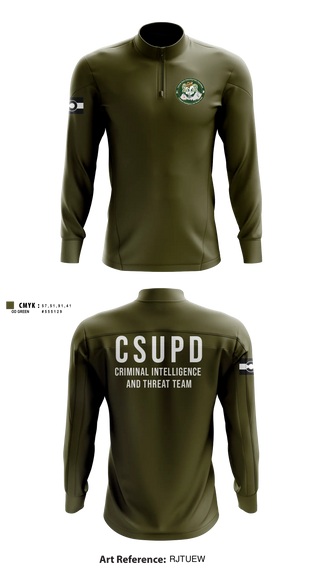 Quarter Zip Jacket, Criminal Intelligence and Threat Team, Police, Teamtime, Team time, sublimation, custom sports apparel, team uniforms, spirit wear, spiritwear, sports uniforms, custom shirts, team store, custom team store, fundraiser sports, apparel fundraiser