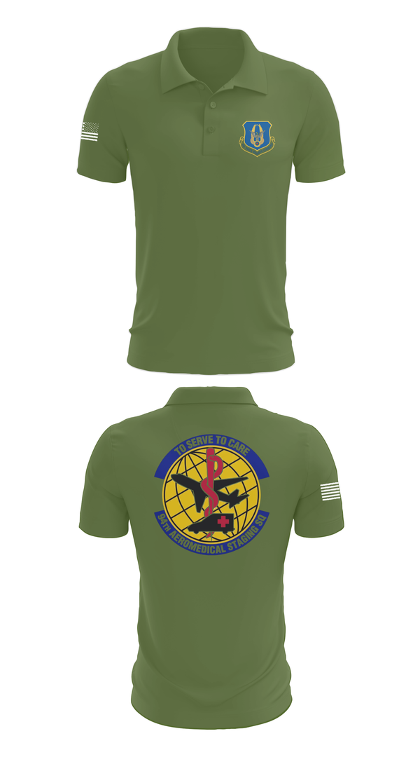 Short Sleeve Performance Polo, 94ASTS, Air Force, Teamtime, Team time, sublimation, custom sports apparel, team uniforms, spirit wear, spiritwear, sports uniforms, custom shirts, team store, custom team store, fundraiser sports, apparel fundraiser
