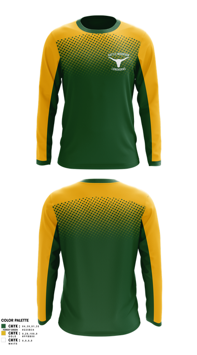 Battle Mountain Longhorns 79152921 Long Sleeve Performance Shirt 2