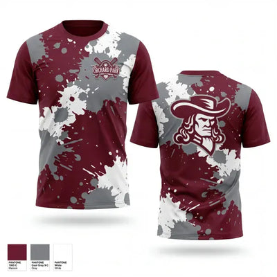 Orchard Park Quakers 29991896 Short Sleeve Performance Shirt - 1